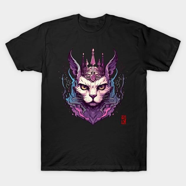 Evil cat T-Shirt by siriusreno